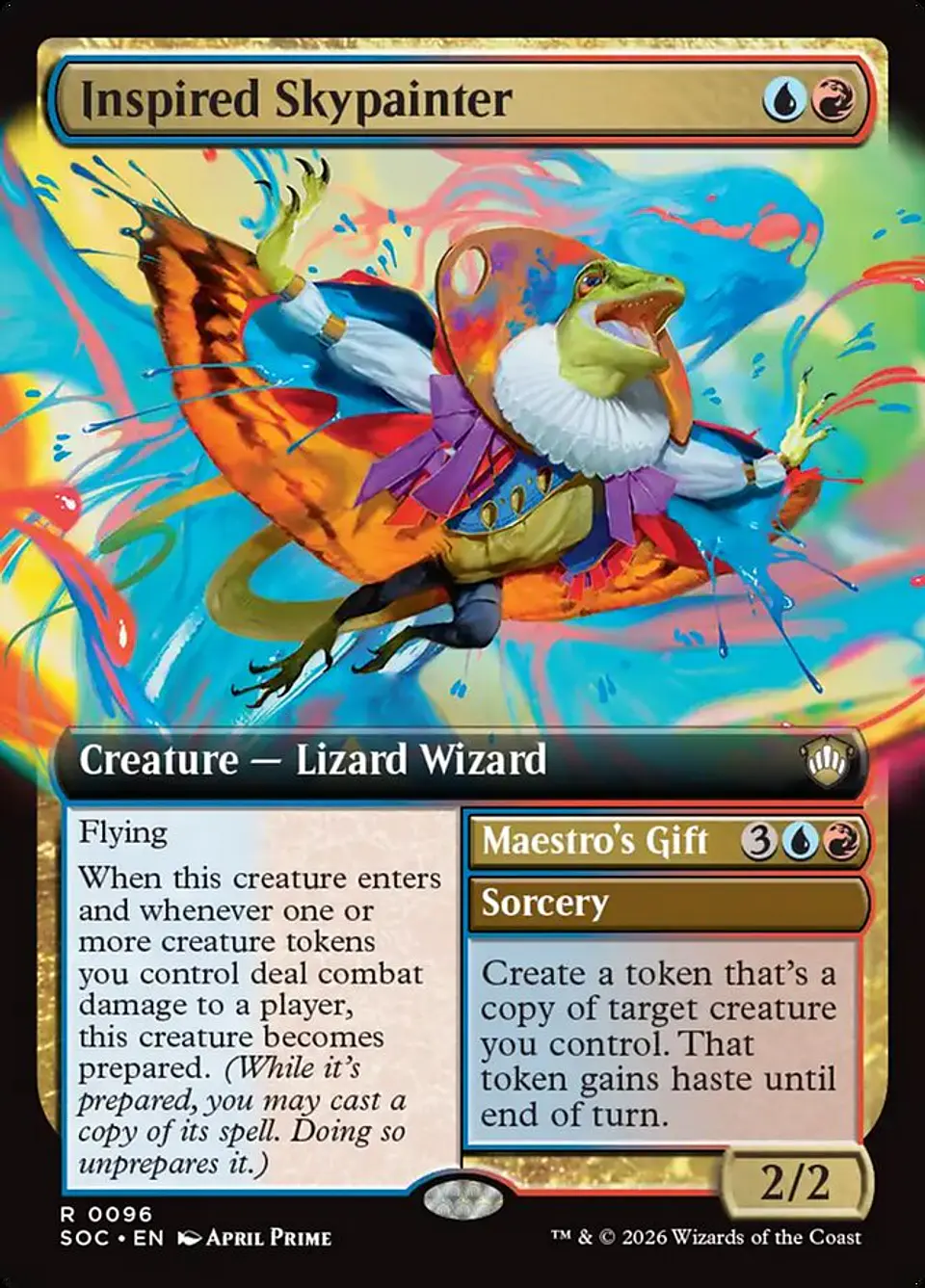 Inspired Skypainter // Maestro's Gift (Extended Art) | Inglés | NM | SOC 1