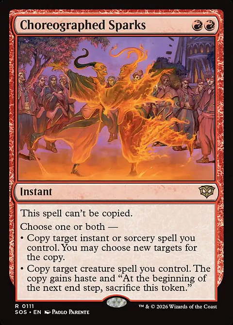Choreographed Sparks (foil) | Inglés | NM | SOS
