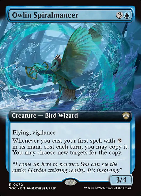 Owlin Spiralmancer (Extended Art) | Inglés | NM | SOC