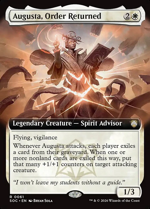 Augusta, Order Returned (Extended Art) | Inglés | NM | SOC