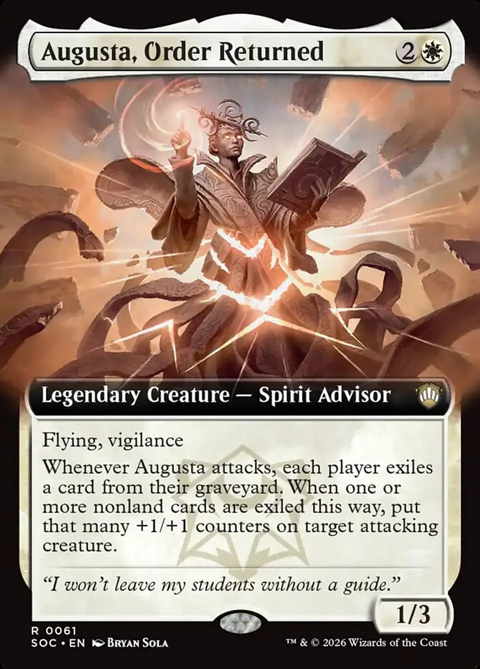 Augusta, Order Returned (Extended Art) | Inglés | NM | SOC 1