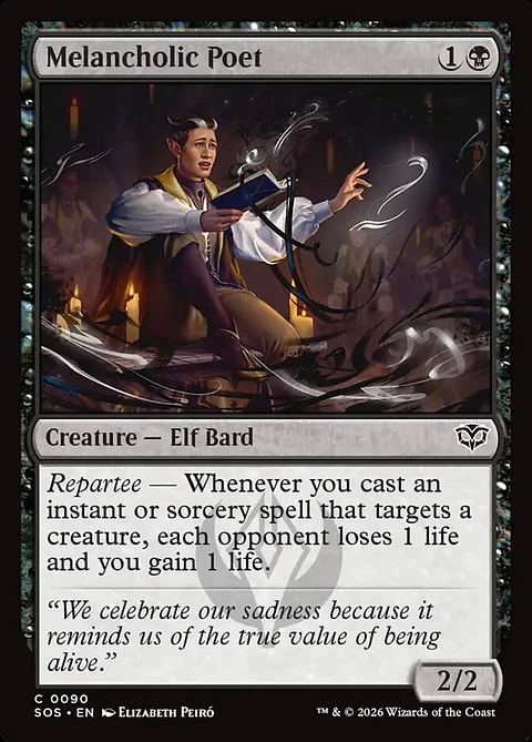 Melancholic Poet (foil) | Inglés | NM | SOS