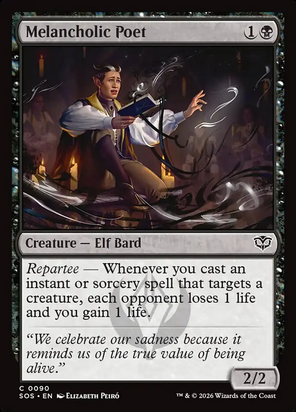Melancholic Poet (foil) | Inglés | NM | SOS 1