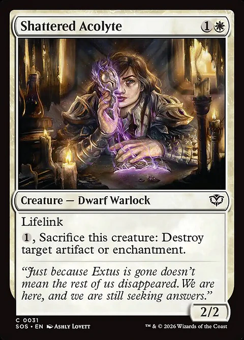 Shattered Acolyte (foil) | Inglés | NM | SOS