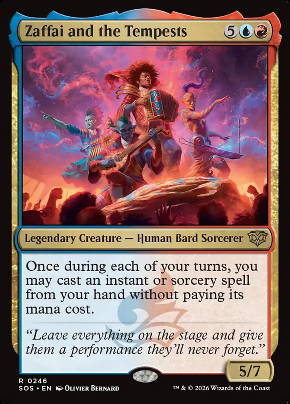Zaffai and the Tempests | Inglés | NM | SOS 1