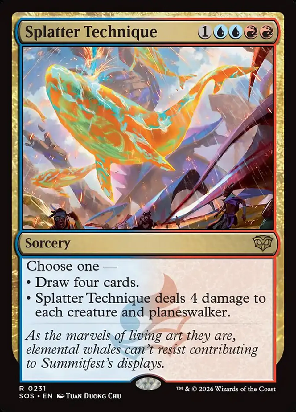 Splatter Technique | Inglés | NM | SOS 1