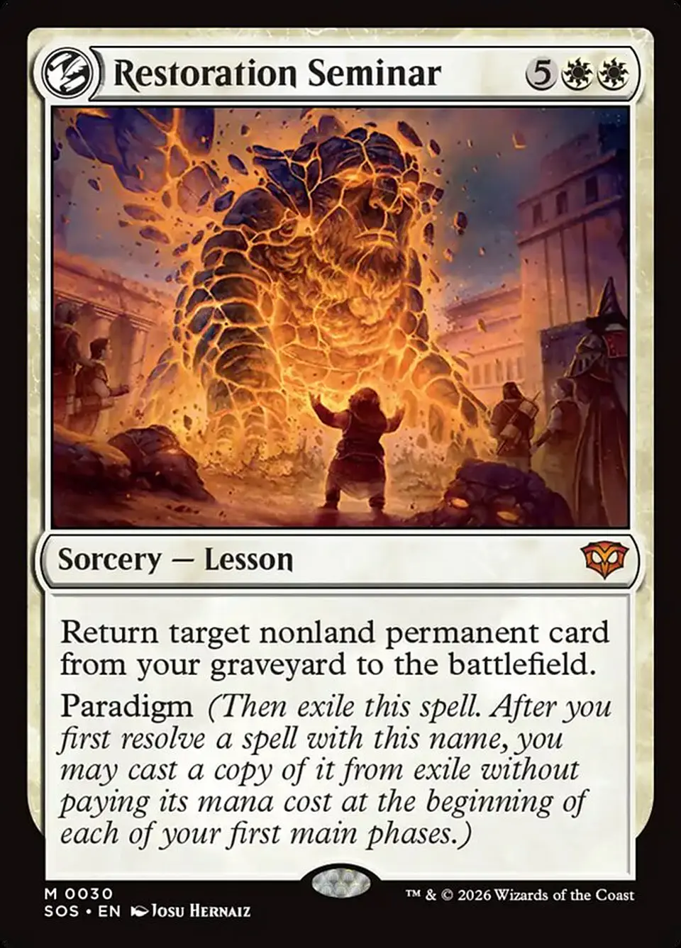 Restoration Seminar | Inglés | NM | SOS 1