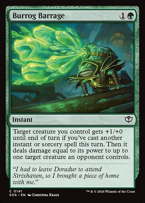 Burrog Barrage | Inglés | NM | SOS