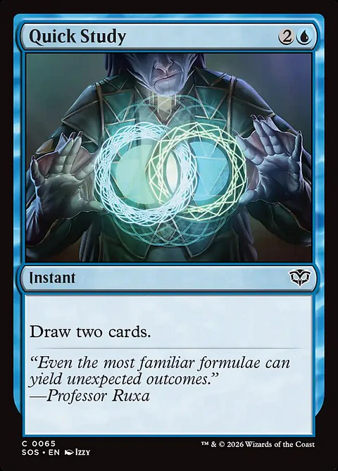 Quick Study | Inglés | NM | SOS