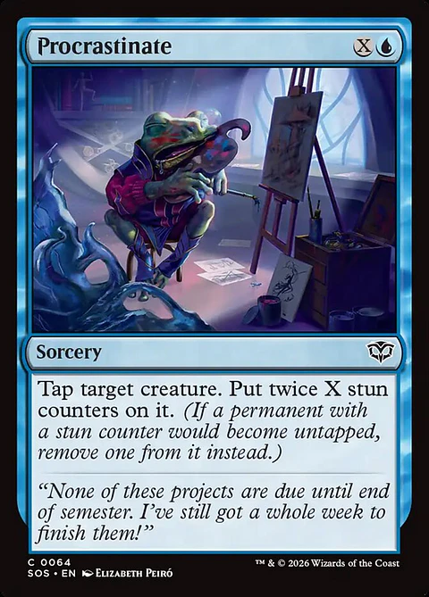 Procrastinate | Inglés | NM | SOS