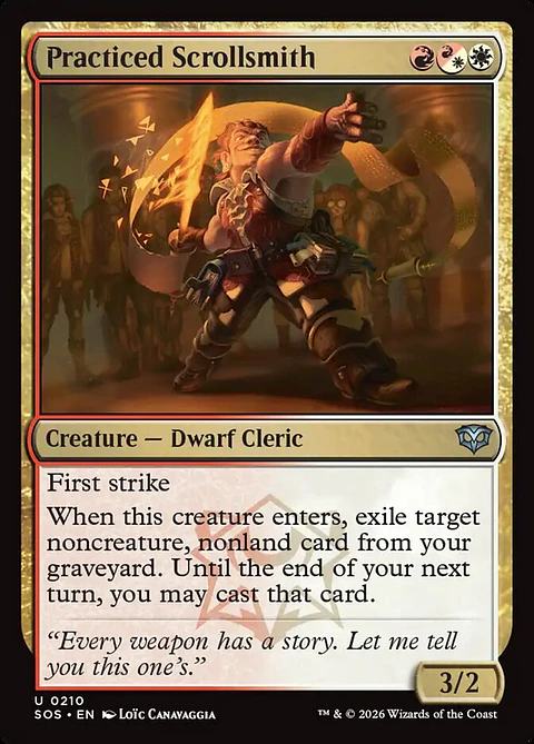 Practiced Scrollsmith | Inglés | NM | SOS