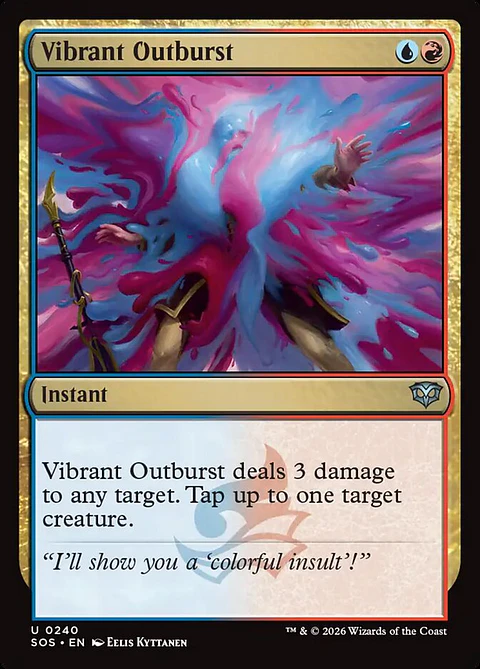 Vibrant Outburst | Inglés | NM | SOS