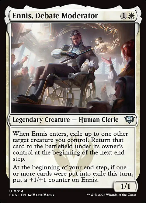Ennis, Debate Moderator | Inglés | NM | SOS