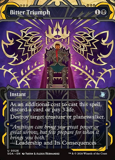 Bitter Triumph (Showcase) | Inglés | NM | SOA