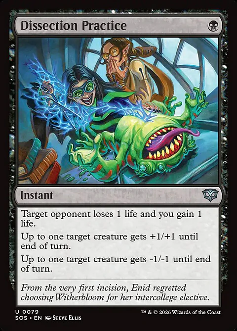 Dissection Practice | Inglés | NM | SOS