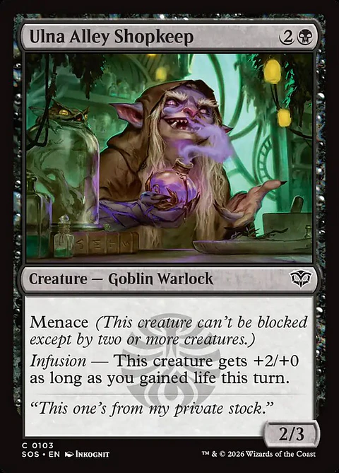 Ulna Alley Shopkeep (foil) | Inglés | NM | SOS