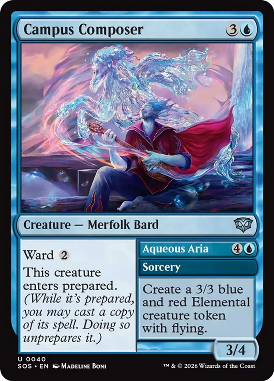 Campus Composer // Aqueous Aria | Inglés | NM | SOS 1