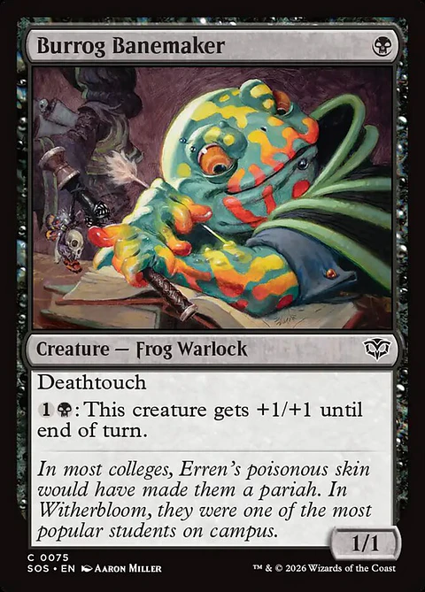 Burrog Banemaker (foil) | Inglés | NM | SOS