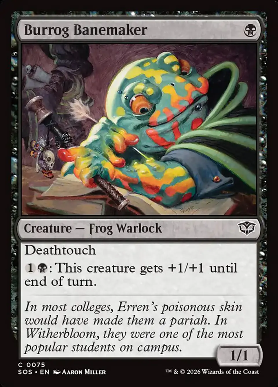 Burrog Banemaker (foil) | Inglés | NM | SOS 1