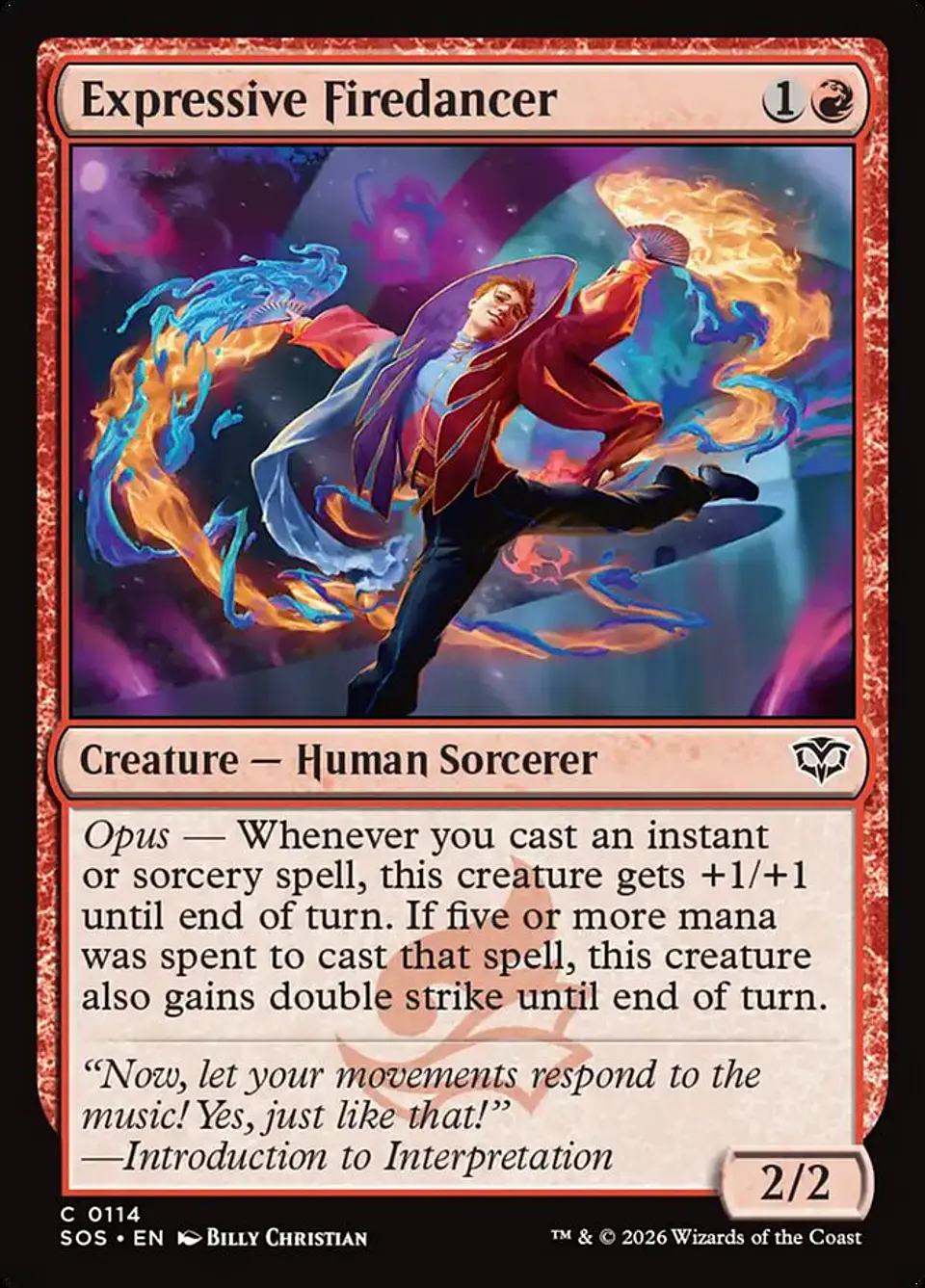 Expressive Firedancer (foil) | Inglés | NM | SOS 1