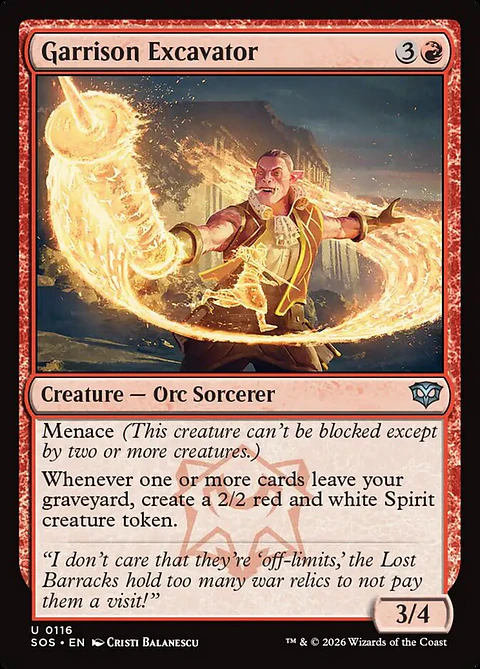 Garrison Excavator | Inglés | NM | SOS