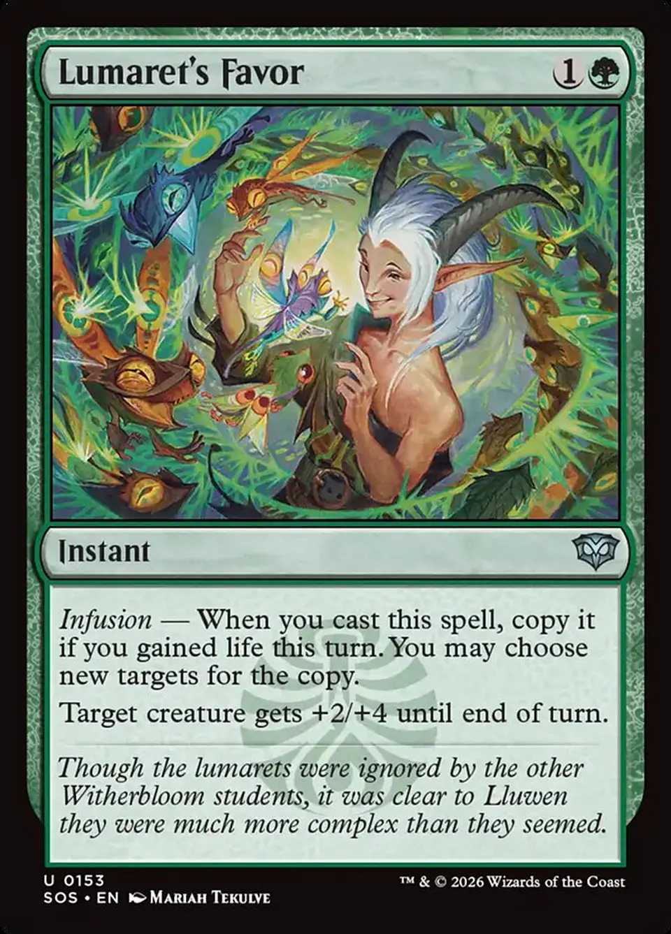 Lumaret's Favor | Inglés | NM | SOS 1