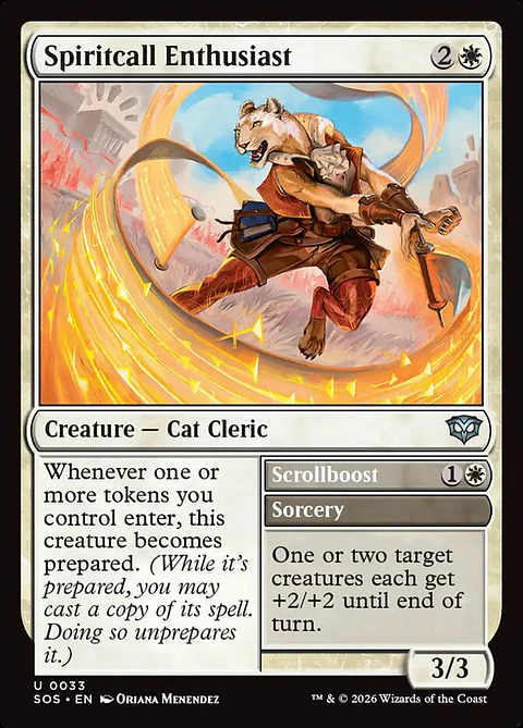 Spiritcall Enthusiast // Scrollboost | Inglés | NM | SOS