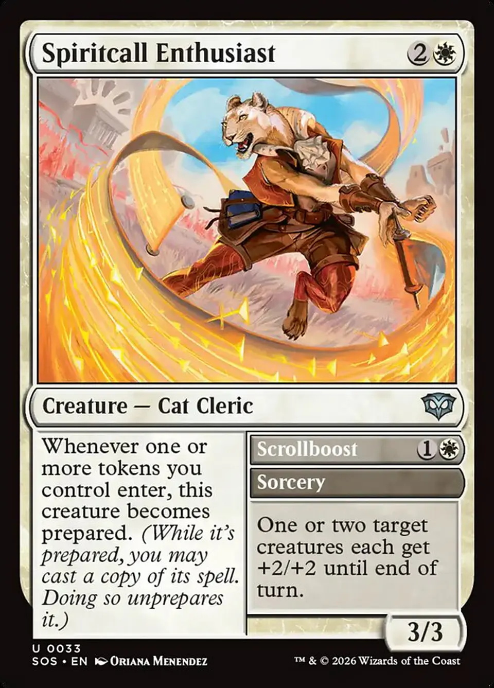 Spiritcall Enthusiast // Scrollboost | Inglés | NM | SOS 1