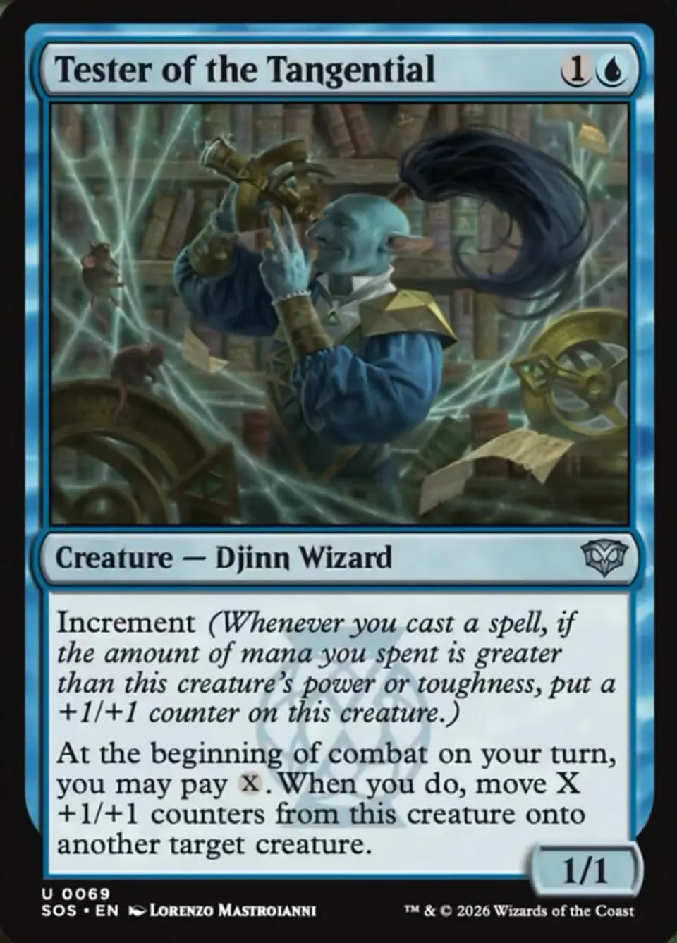 Tester of the Tangential | Inglés | NM | SOS 1