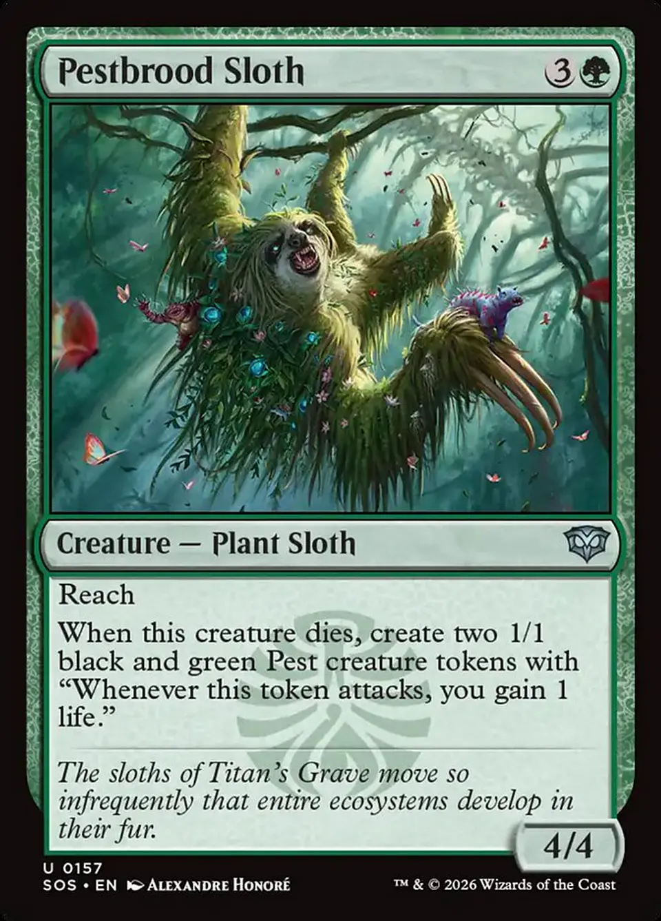 Pestbrood Sloth | Inglés | NM | SOS 1