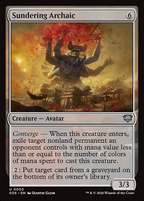 Sundering Archaic | Inglés | NM | SOS