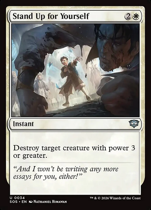 Stand Up for Yourself | Inglés | NM | SOS