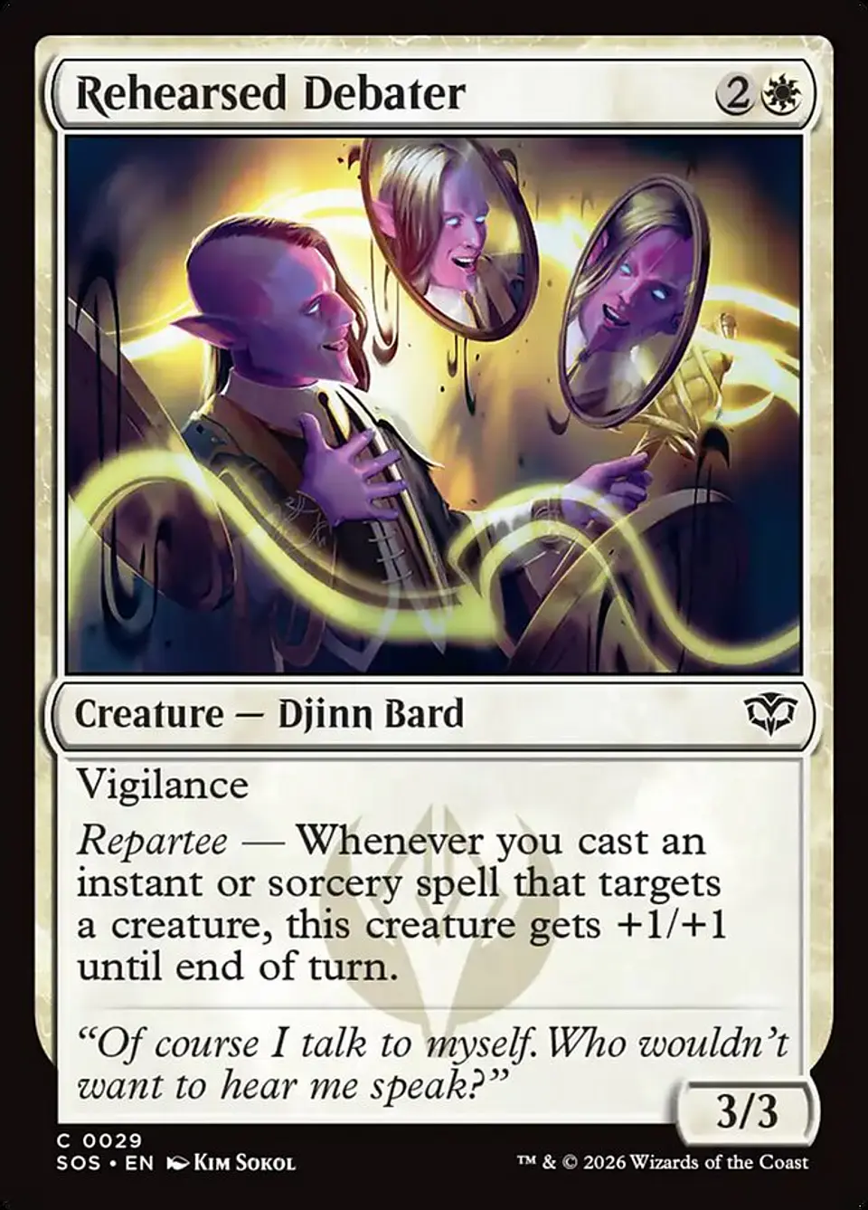 Rehearsed Debater | Inglés | NM | SOS 1