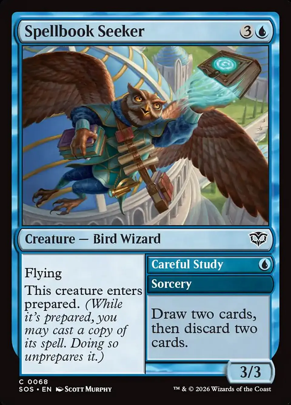 Spellbook Seeker // Careful Study | Inglés | NM | SOS 1