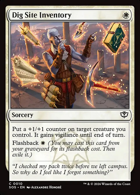 Dig Site Inventory | Inglés | NM | SOS