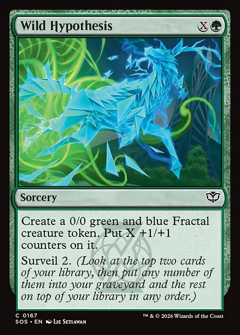 Wild Hypothesis | Inglés | NM | SOS