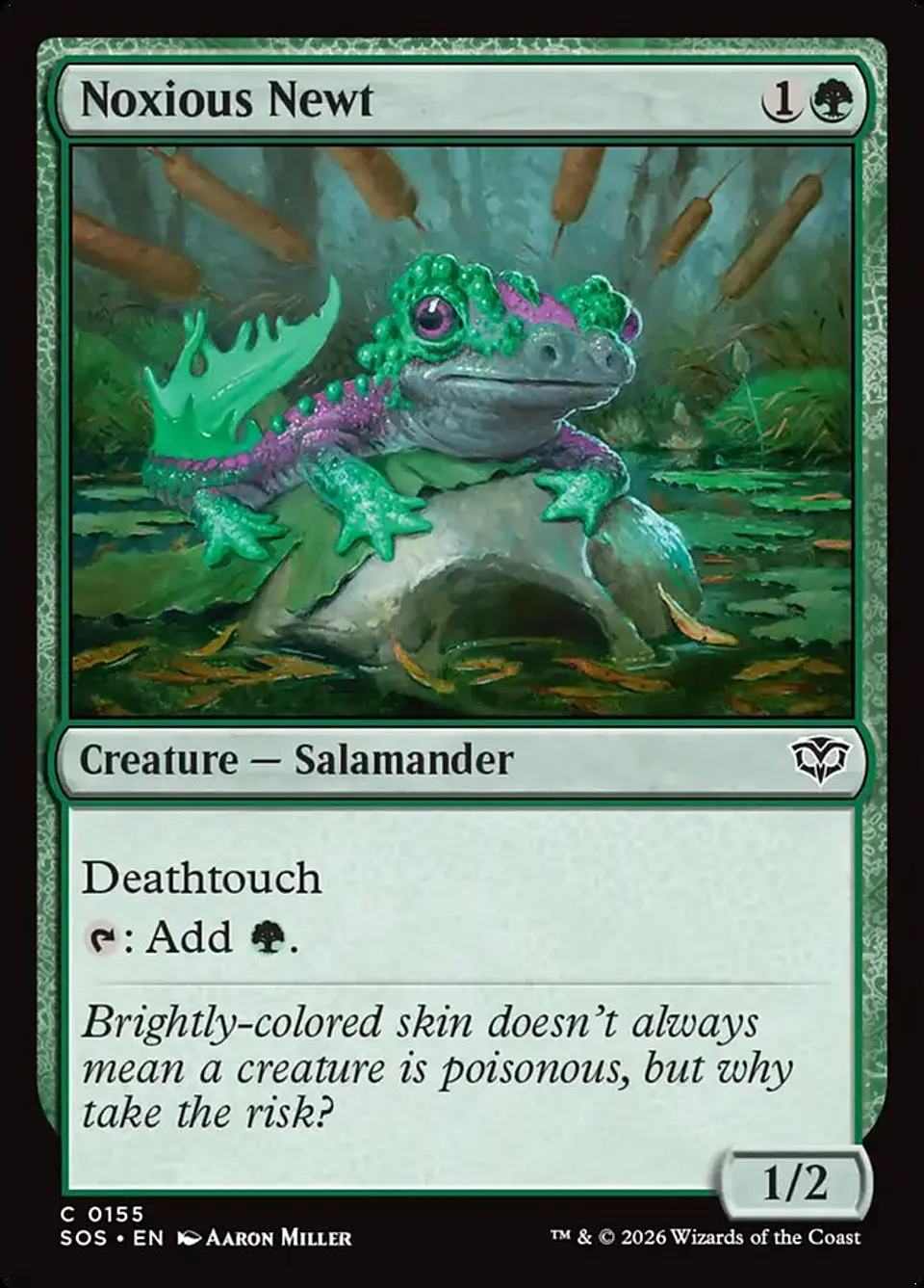 Noxious Newt | Inglés | NM | SOS 1