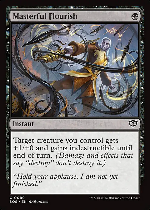 Masterful Flourish | Inglés | NM | SOS