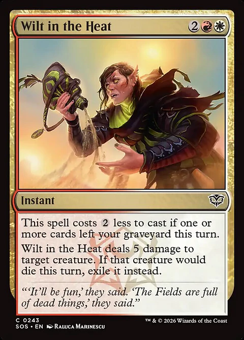 Wilt in the Heat | Inglés | NM | SOS