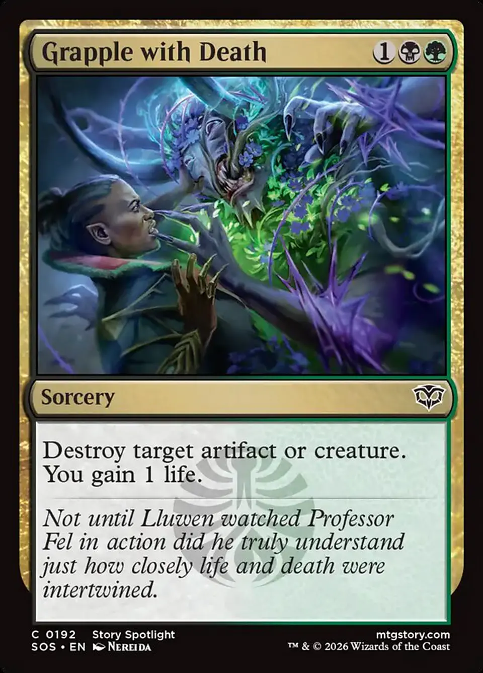 Grapple with Death | Inglés | NM | SOS 1