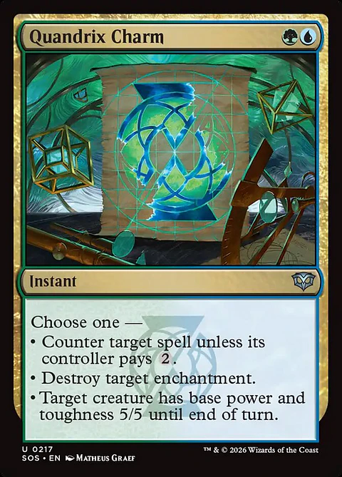 Quandrix Charm (foil) | Inglés | NM | SOS