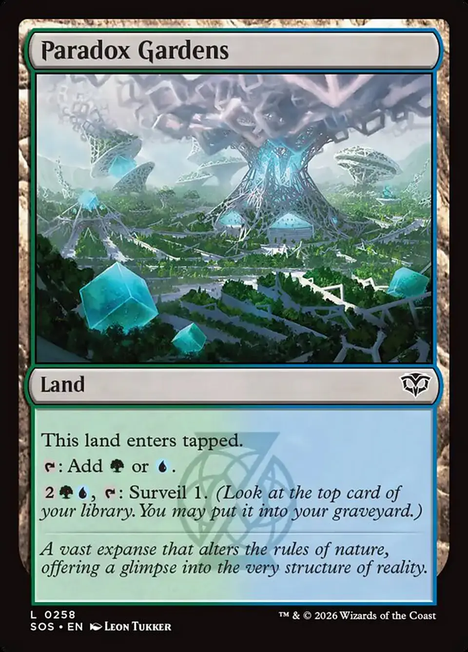 Paradox Gardens | Inglés | NM | SOS 1