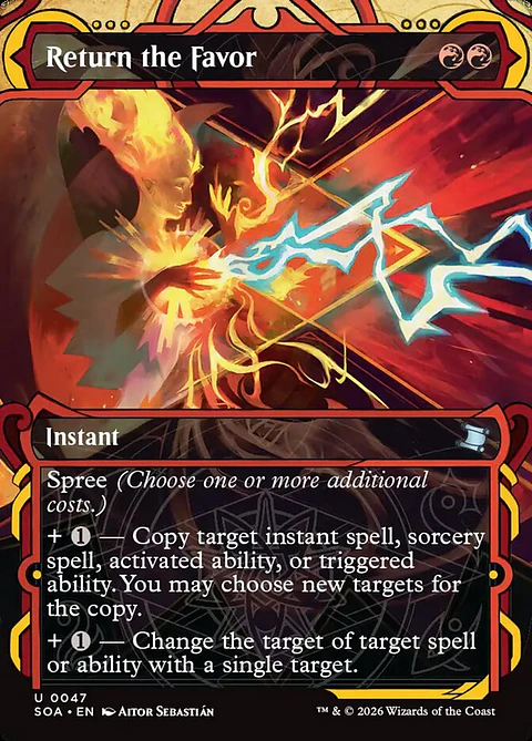 Return the Favor (Showcase) | Inglés | NM | SOA