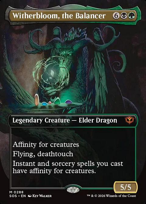 Witherbloom, the Balancer (Borderless) | Inglés | NM | SOS