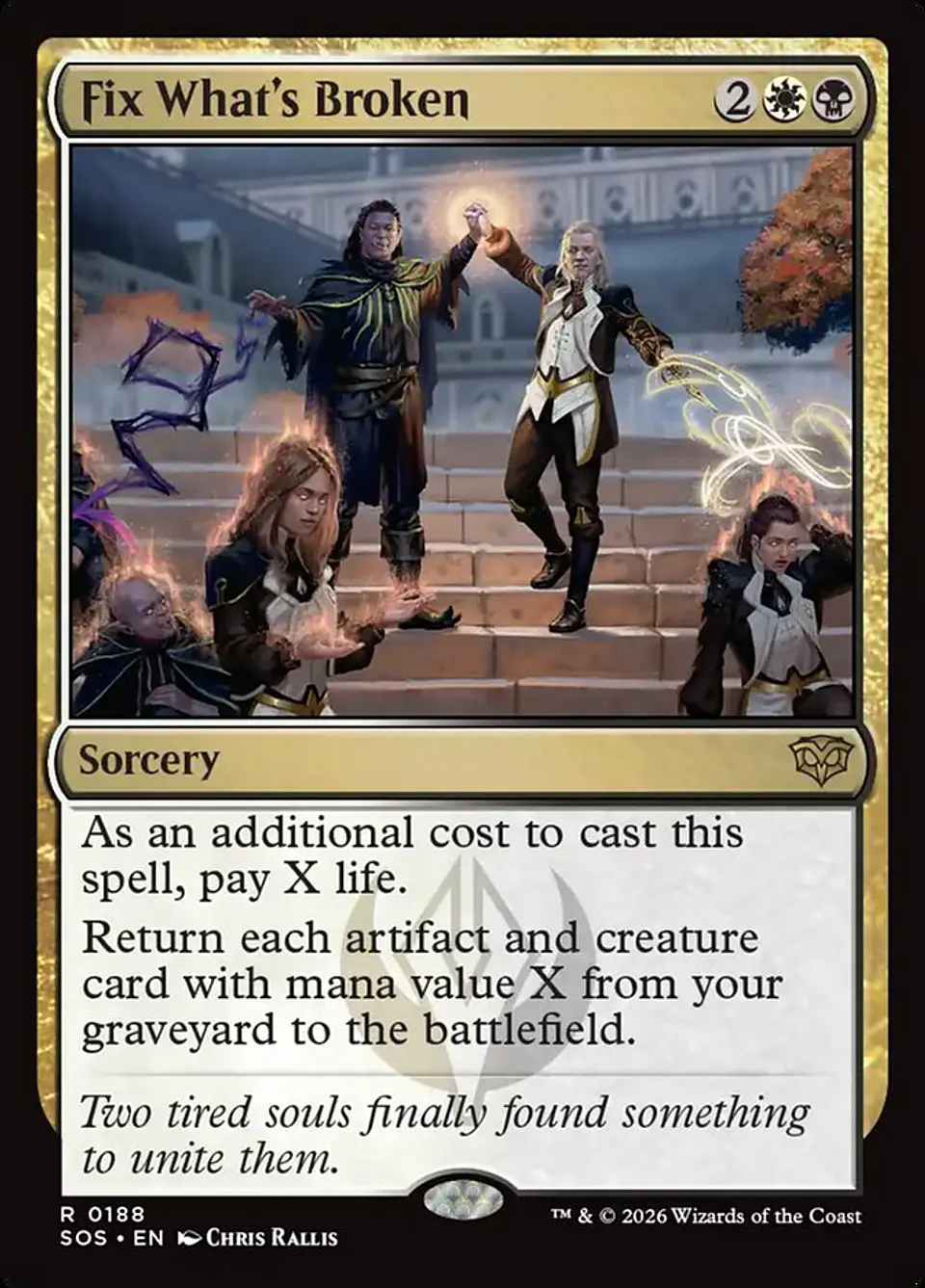 Fix What's Broken | Inglés | NM | SOS 1