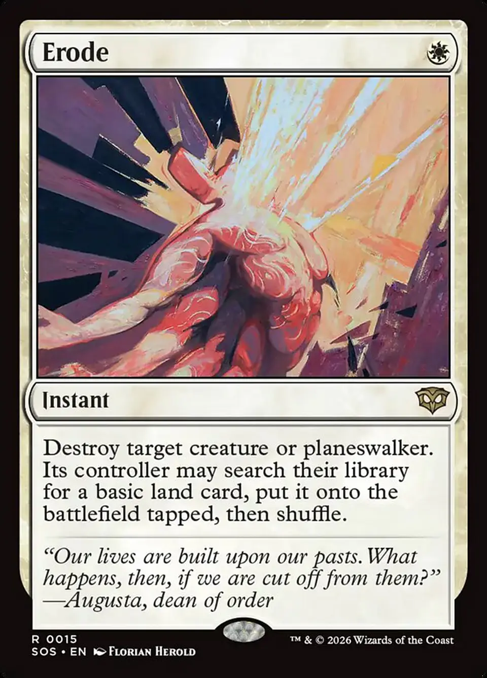 Erode | Inglés | NM | SOS 1