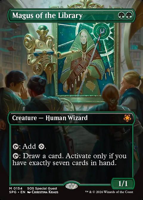 Magus of the Library (Borderless) | Inglés | NM | SPG