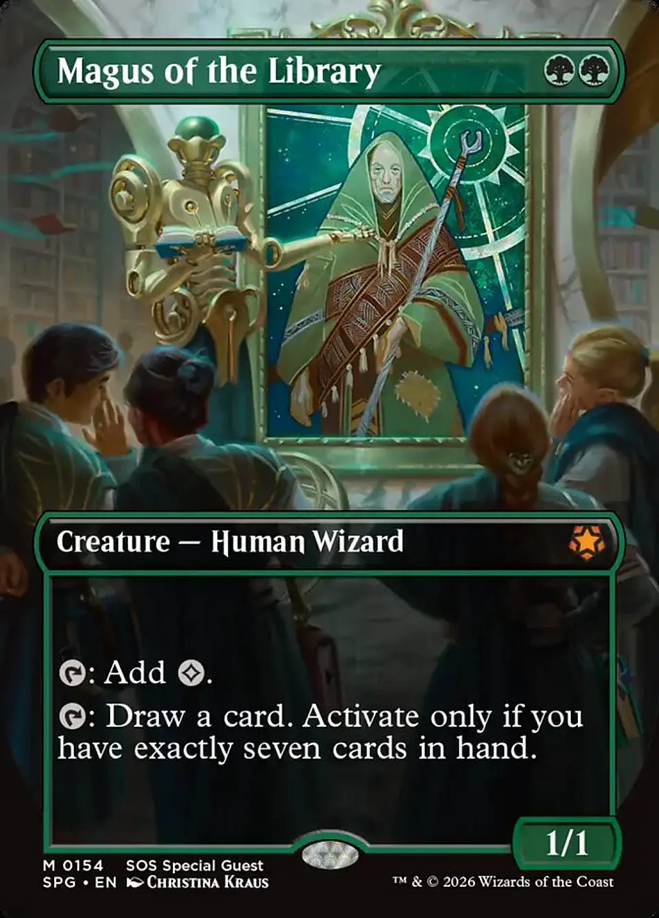 Magus of the Library (Borderless) | Inglés | NM | SPG 1