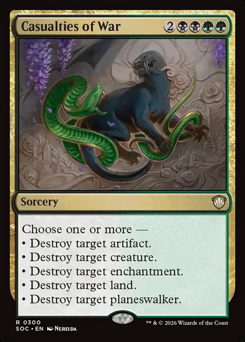 Casualties of War | Inglés | NM | SOC 1