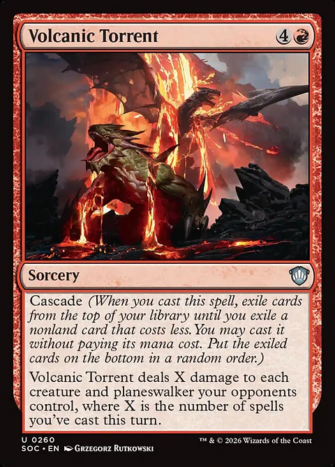 Volcanic Torrent | Inglés | NM | SOC